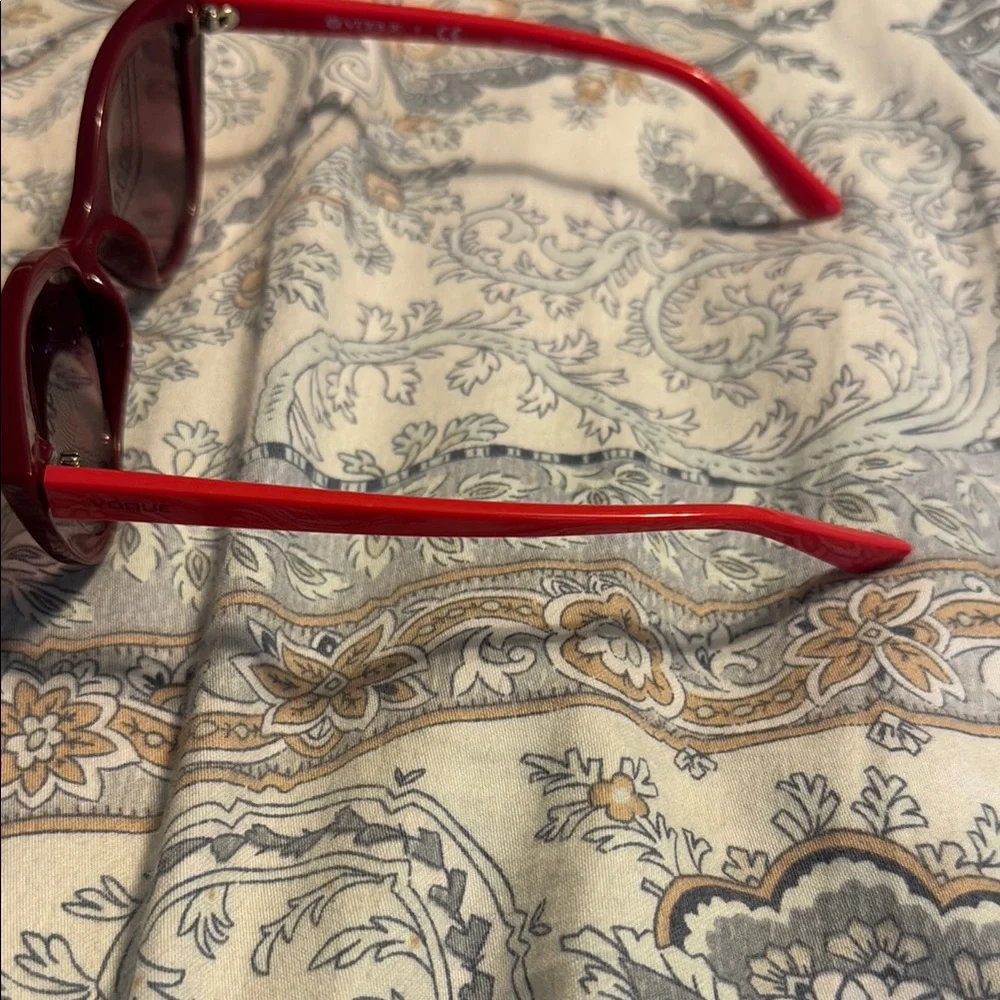 Vogue Red and Yellow Cat-Eye Kids Sunglasses